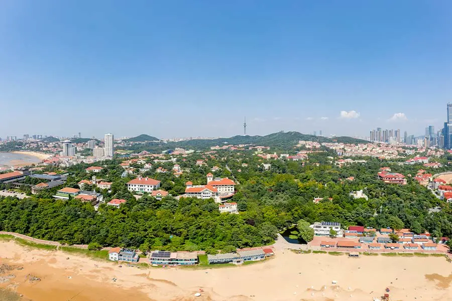 Khu thắng cảnh Badaguan ở Thanh Đảo