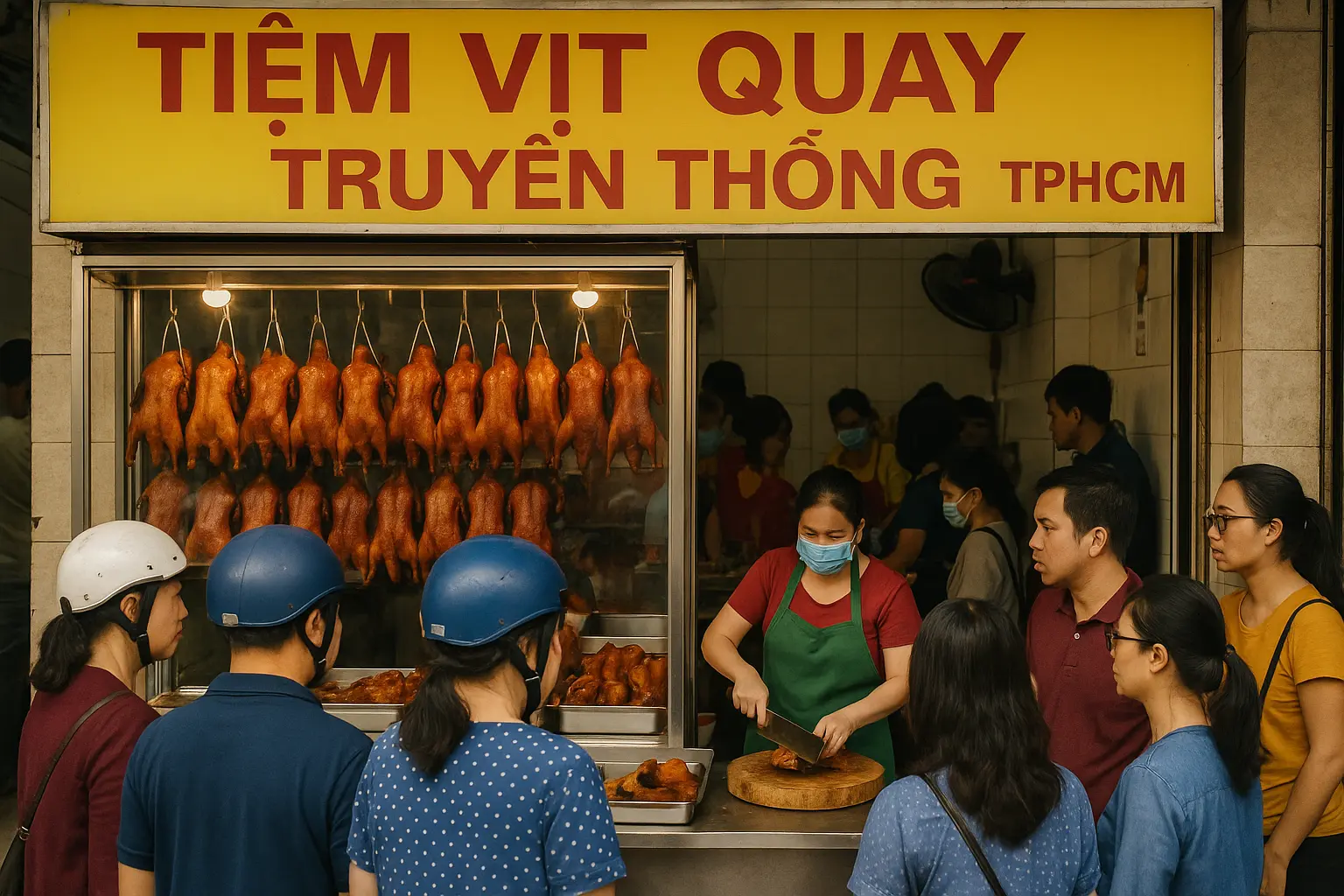 Tiệm vịt quay truyền thống TPHCM