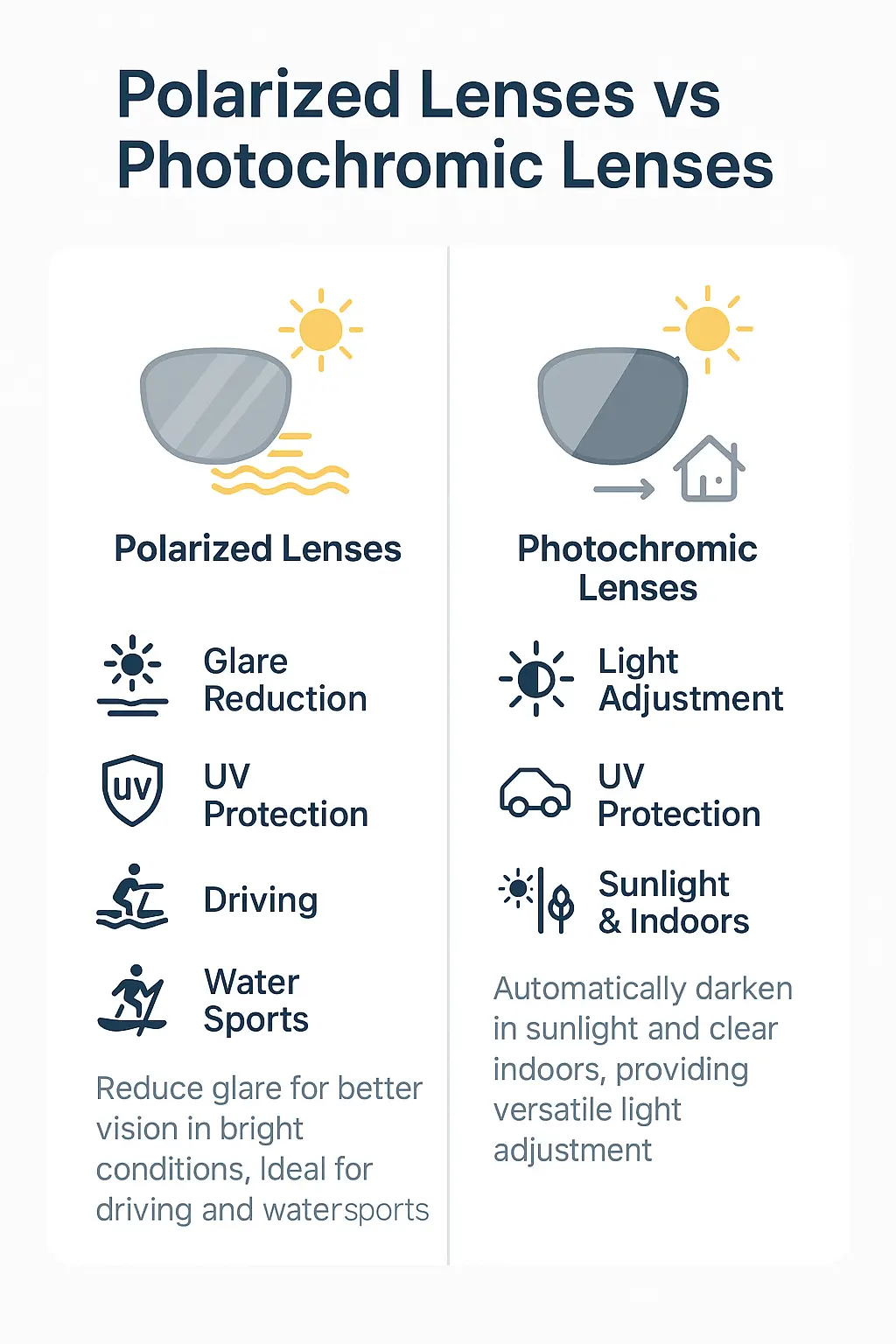 Kính Polarized phù hợp cho lái xe