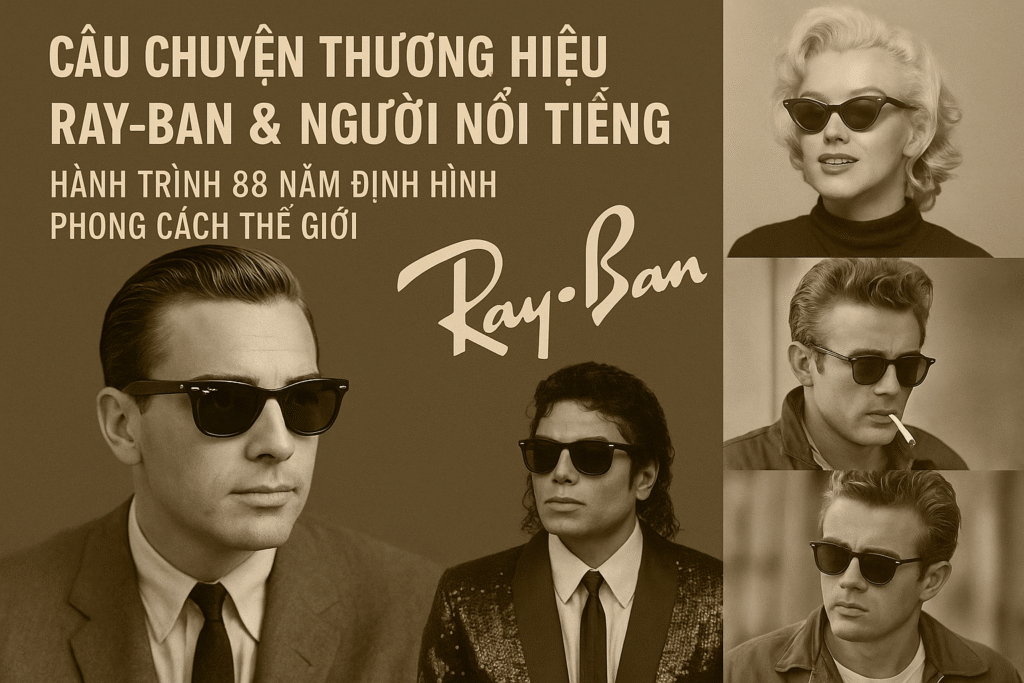 RayBan 88 Năm: Từ Kính Phi Công Đến Biểu Tượng Thời Trang Hollywood