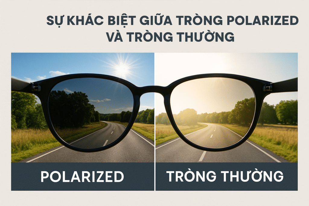 Sự Khác Biệt Giữa Tròng Kính Polarized và Tròng Kính Thường: Hướng Dẫn Chi Tiết 2025