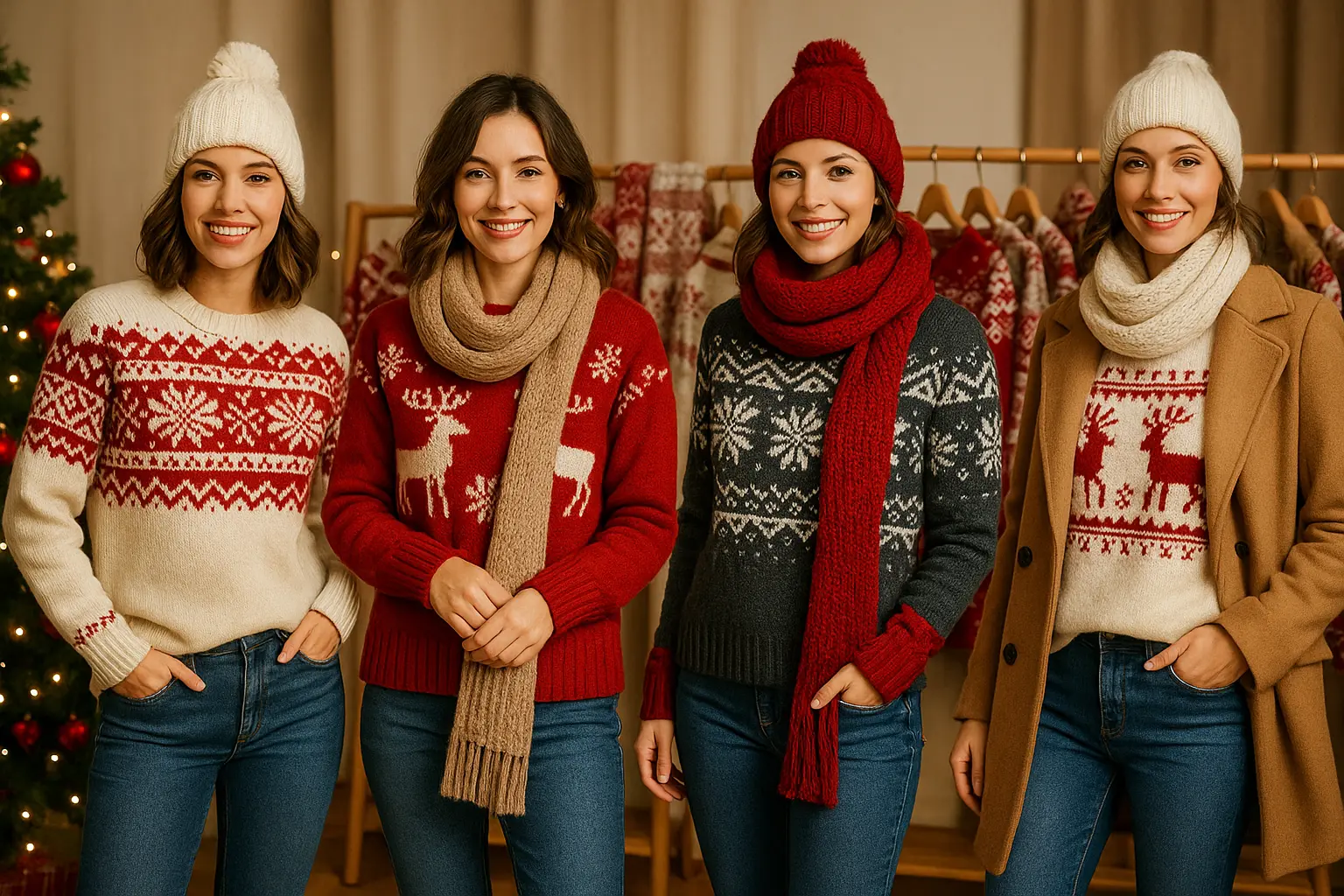 Các chất liệu vải phù hợp cho mùa Giáng sinh