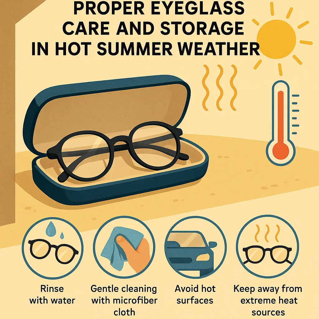 Cách bảo vệ kính mắt khỏi nhiệt độ cao