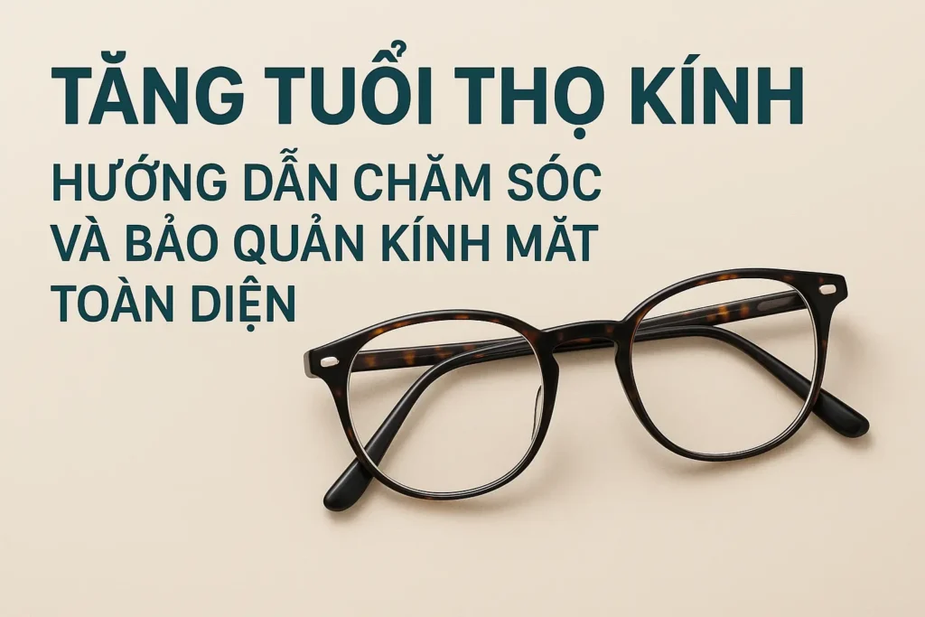 Tăng Tuổi Thọ Kính Mắt: Hướng Dẫn Chăm Sóc và Bảo Quản Kính Đúng Cách