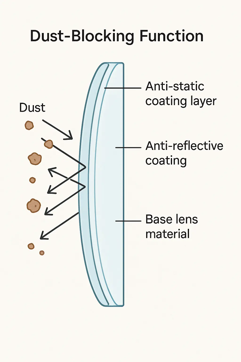 Lợi ích của tròng kính chống bụi kháng tĩnh điện