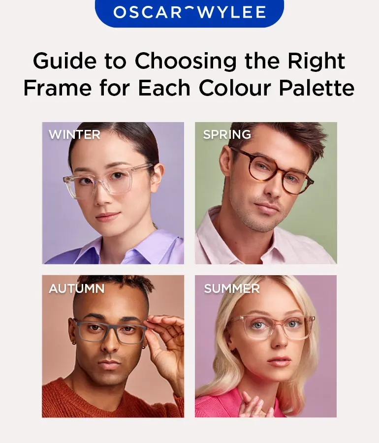 Bí quyết phối màu gọng và tròng kính