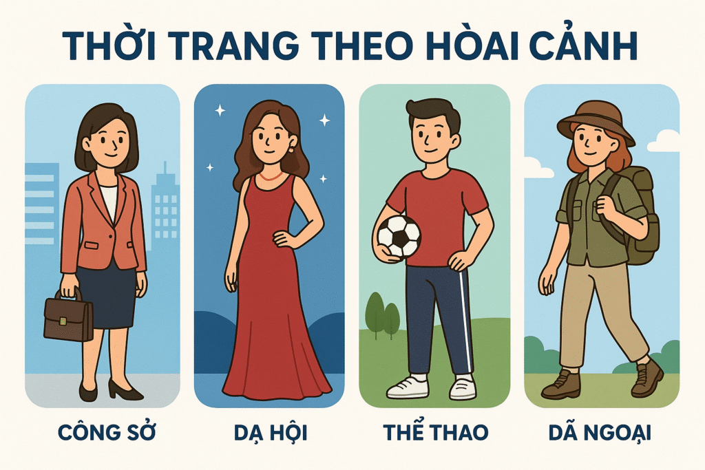 Thời Trang Theo Hoàn Cảnh: Hướng Dẫn Toàn Diện Chọn Trang Phục 2025