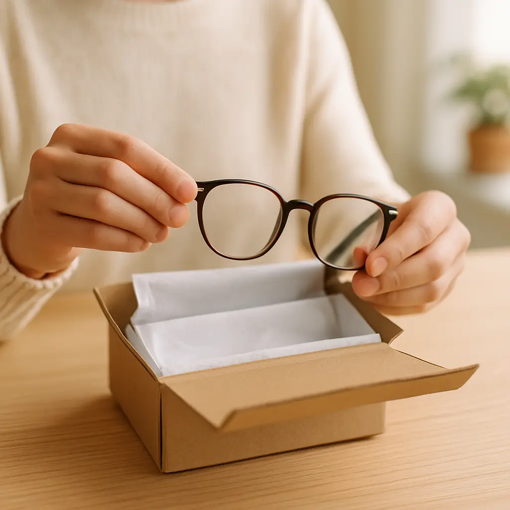 Chính sách đổi trả kính mắt online