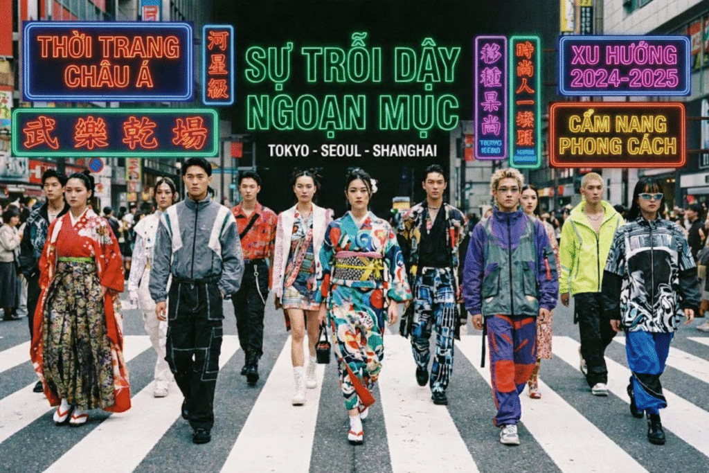 Thời Trang Châu Á: Sự Trỗi Dậy Ngoạn Mục, Xu Hướng & Cẩm Nang Phong Cách 2024-2025