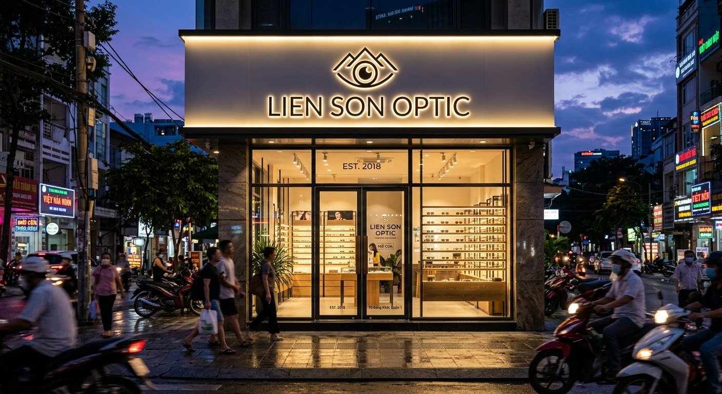 Lien Son Optic cơ sở đo mắt và cắt kính chuyên nghiệp