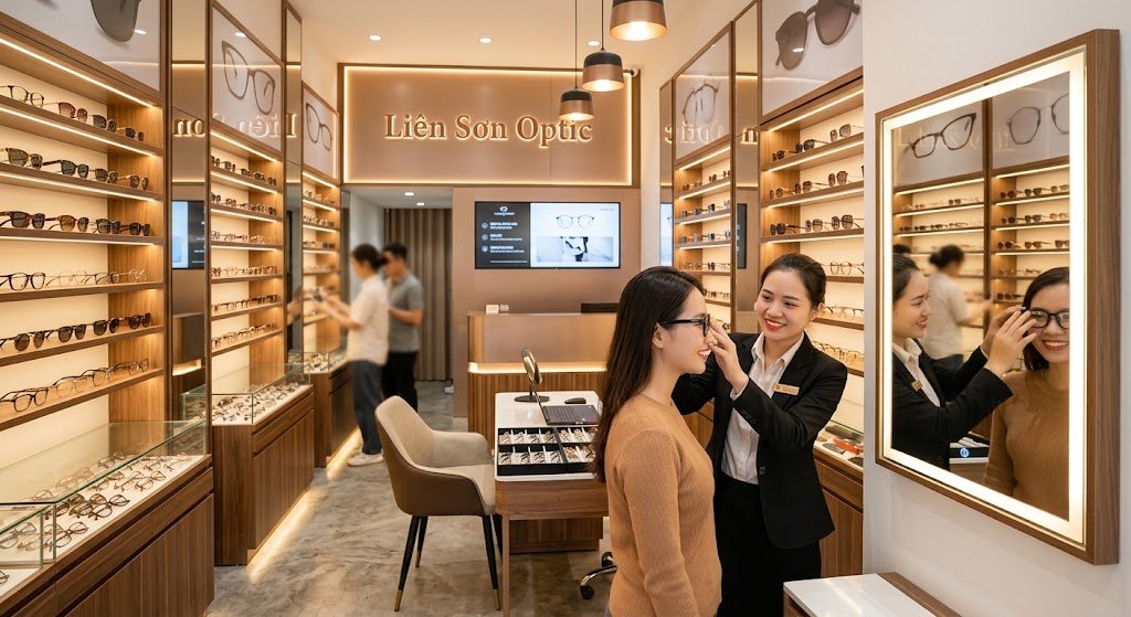 Liên Sơn Optic – hệ thống kính mắt hàng hiệu chính hãng uy tín hàng đầu Việt Nam