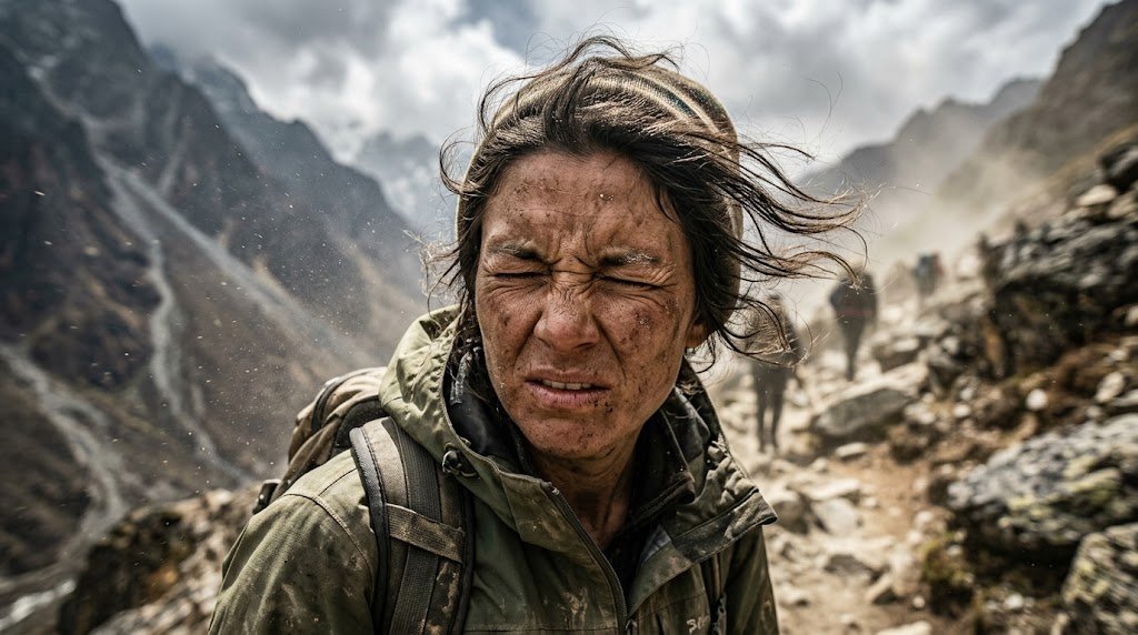 Nguy cơ tia UV và gió bụi trên núi cao – lý do cần kính leo núi chuyên dụng