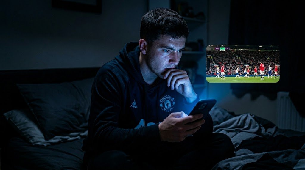 Tác hại ánh sáng xanh từ điện thoại iPad đến mắt khi xem bóng đá World Cup đêm khuya