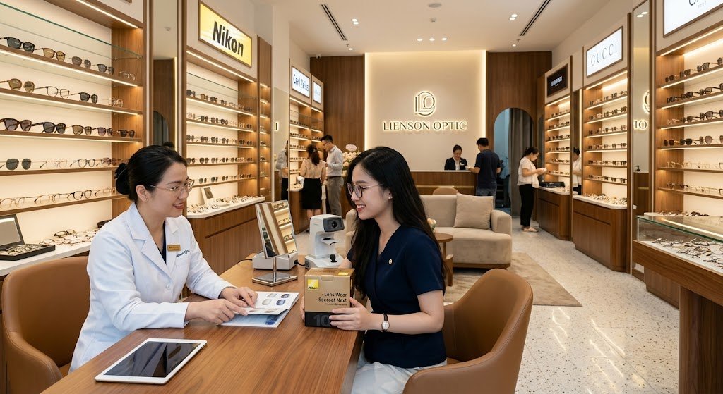 Liên Sơn Optic hệ thống kính mắt Nikon chính hãng TP.HCM Vietnam