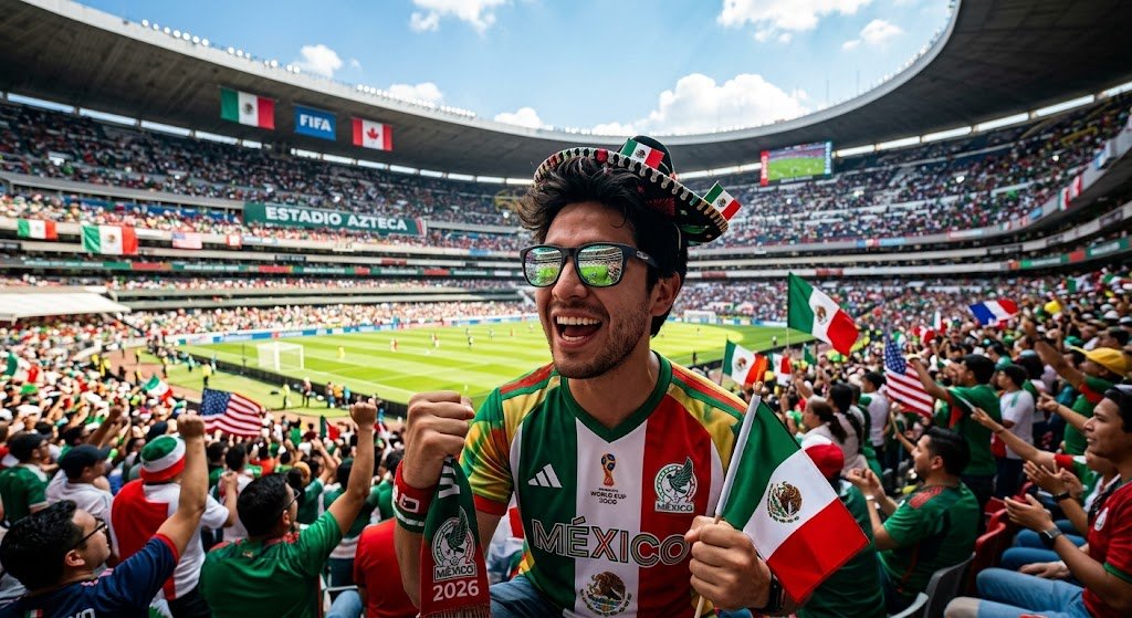 World Cup 2026 Mexico sân vận động Estadio Azteca bóng đá cuồng nhiệt