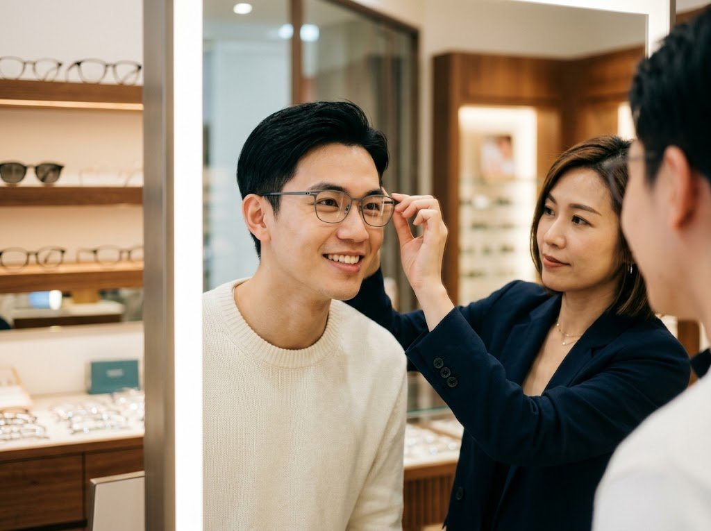 Các loại tròng kính cao cấp Essilor Zeiss chống ánh sáng xanh chống phản quang tại Liên Sơn Optic
