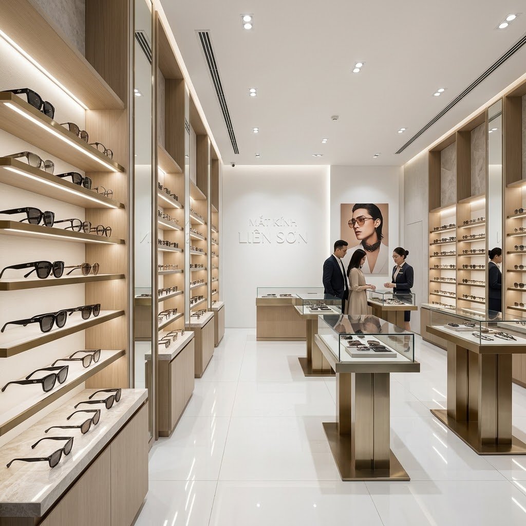 Showroom Mắt Kính Liên Sơn – không gian mua sắm chuyên nghiệp tại Q.10, TP.HCM