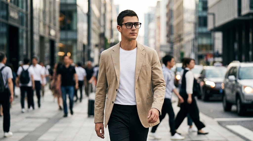 Phong cách thời trang nam với gọng kính MOLSION MX3003 B11 — streetwear năng động