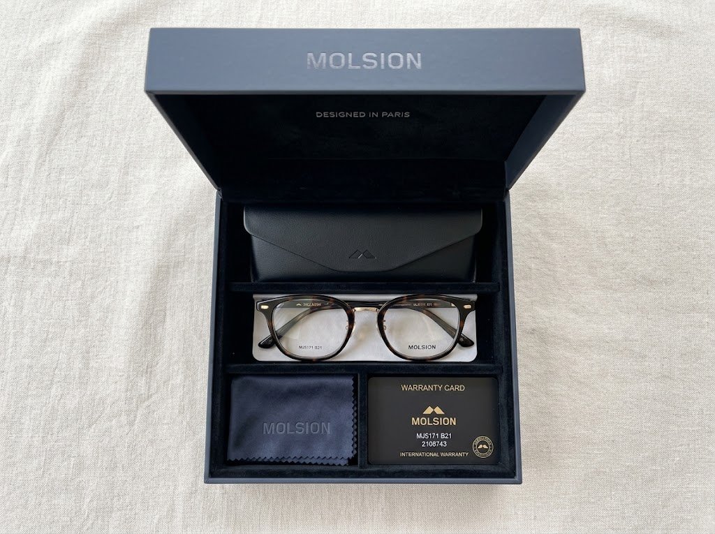 So sánh gọng kính Molsion MJ5171 B21 chính hãng và hàng giả – cách phân biệt