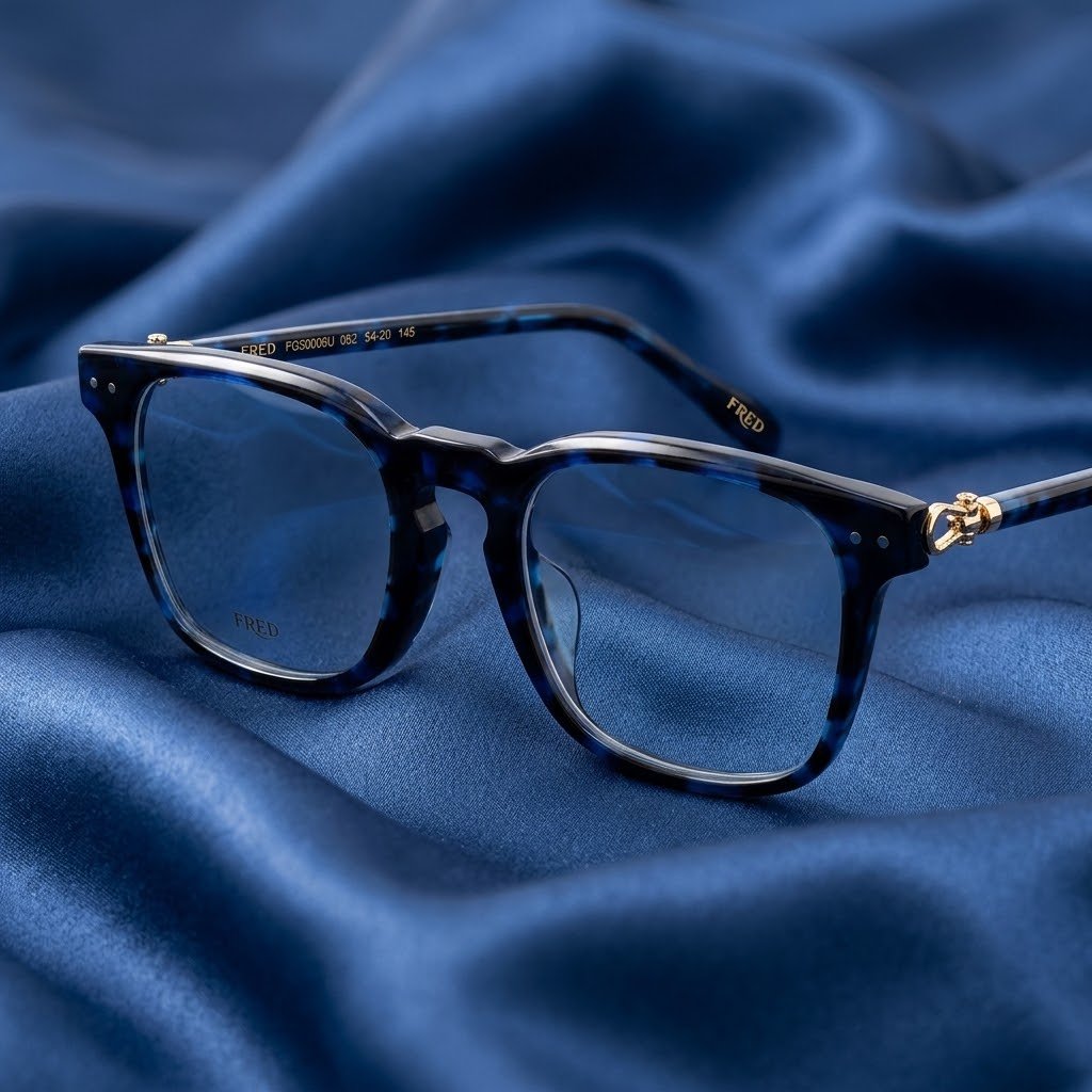 FRED FG50006U 092 Aviator – phom kính phi công mạ vàng từ bộ sưu tập Force 10