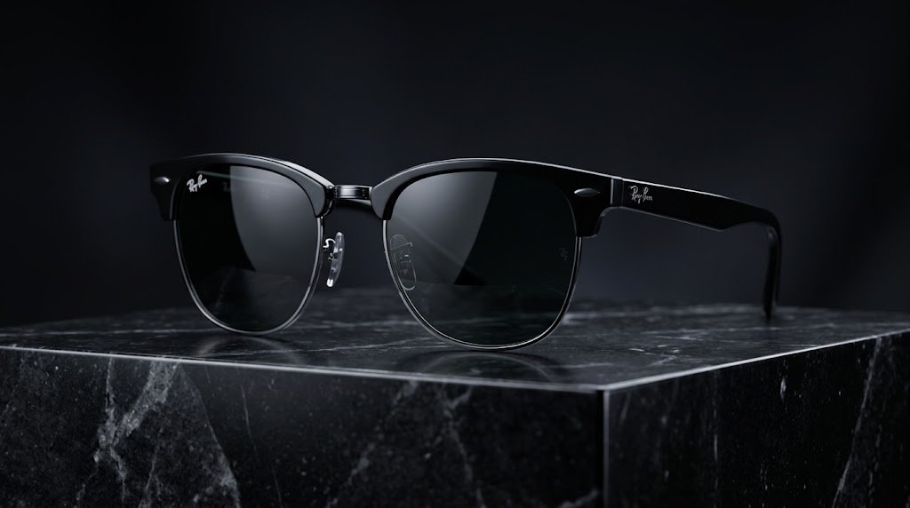 Ray-Ban Clubmaster Reverse với tròng kính lõm concave