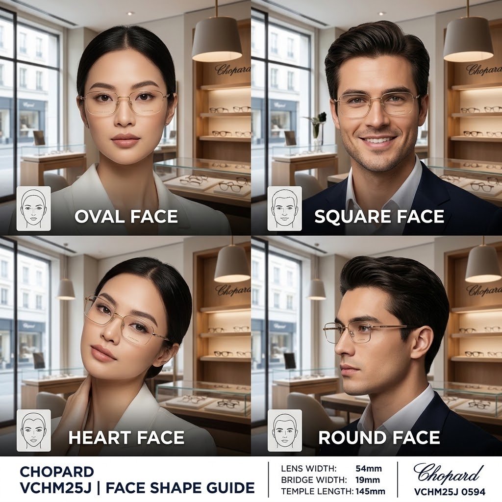 Trải nghiệm thử gọng kính Chopard chính hãng tại Liên Sơn Optic TP.HCM
