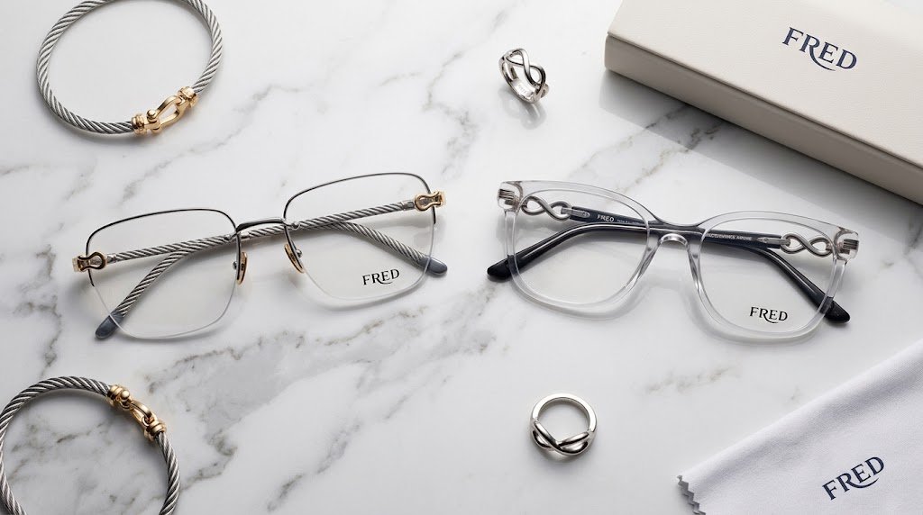 Kính FRED Chance Infinie chính hãng – họa tiết vô cực số 8 mạ vàng hồng tinh tế nữ tính